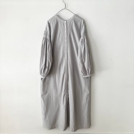 Hands of creation コットンキュプラ フィブリル加工2wayクルーネックワンピース