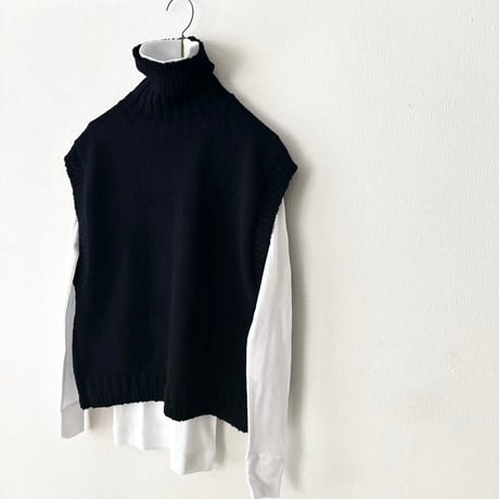homspun  ネップヤーン タートルベスト
