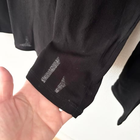 Hands of creation KONAYUKI テレコ クルーネック ロングスリーブ