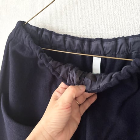 NATURAL LAUNDRY ウールリング ワイドテーパードパンツ