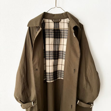 somewearclothing 馬布 半裏つき ラグランオーバーコート