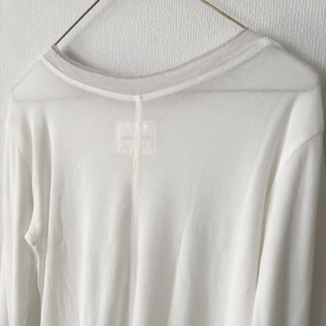 Hands of creation KONAYUKI テレコ クルーネック ロングスリーブ