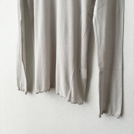 Hands of creation シアーハイツイストフライス タートルネックプルオーバー