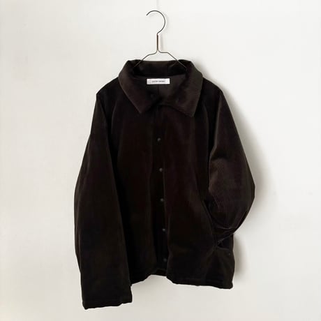 atelier naruse corduroy padded balmacaan jacket・khaki