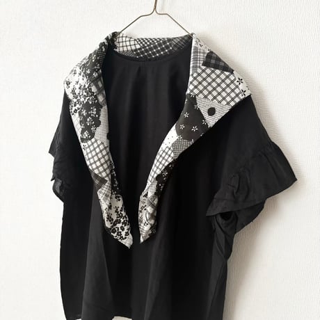 bulle de savon　patchwork プリント スカーフ