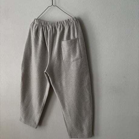 NATURAL LAUNDRY ウールリング ワイドテーパードパンツ