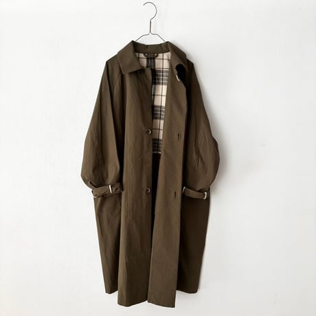 somewearclothing 馬布 半裏つき ラグランオーバーコート