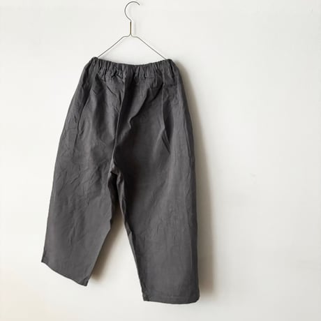 homspun 10オンスデニムギャザーパンツ ・グレー