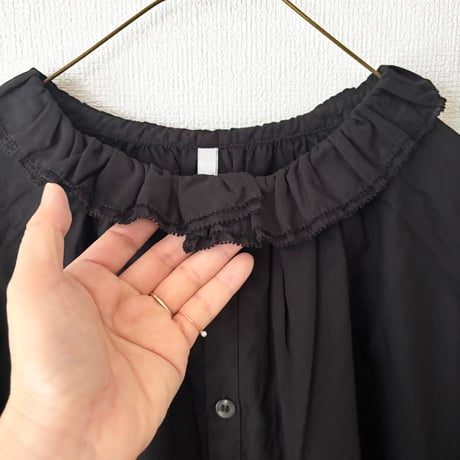 grin 100/2 ボイルWフリルシャツ
