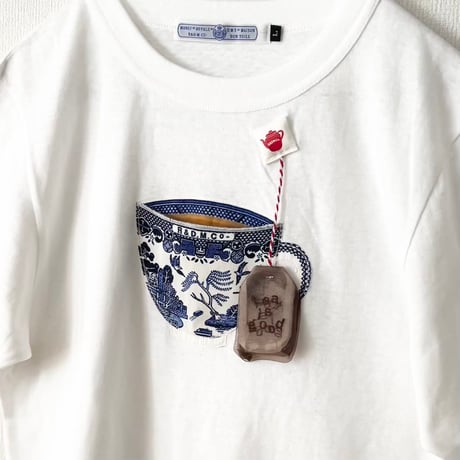 オールドマンズテーラー BLUE WILLOW MILK TEA  T SHIRT・Lサイズ