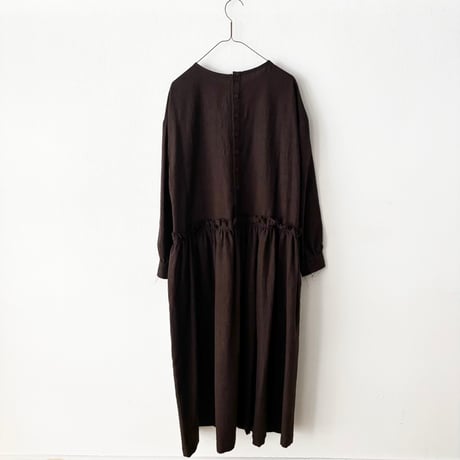 atelier naruse ウールコットンミニ千鳥チェック カットオフワンピース