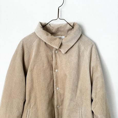 atelier naruse corduroy padded balmacaan jacket