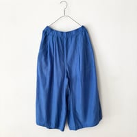 Hands of creation コットンキュプラ フィブリル加工キュロットパンツ