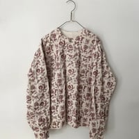 qiri  Arcadia embroidery denim jacket ・ecru