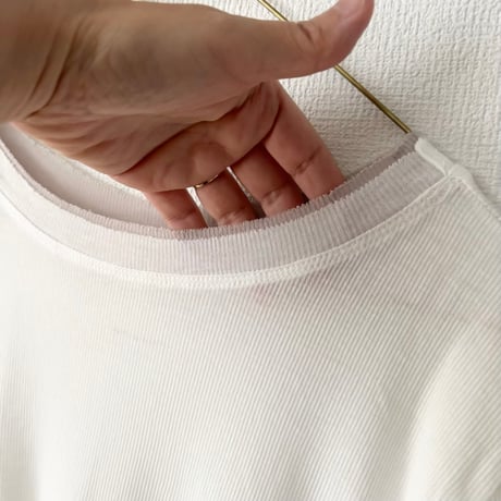 Hands of creation KONAYUKI テレコ クルーネック ロングスリーブ