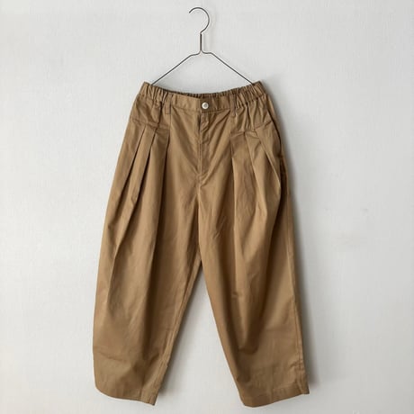 UNIVERSAL TISSU  コットンツイル サイドタックパンツ