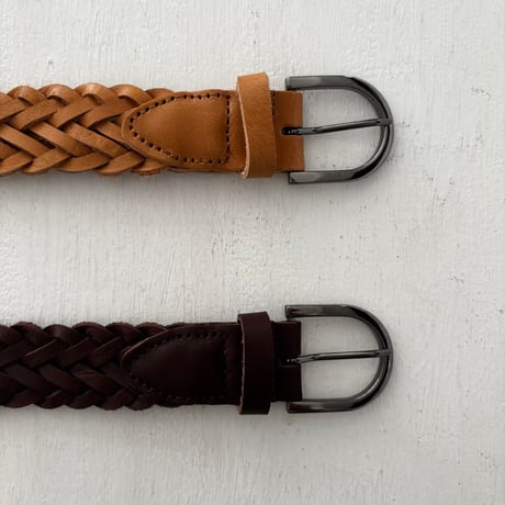 atelier naruse  leather mesh belt