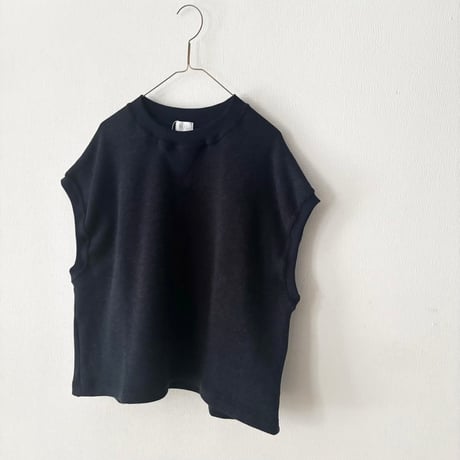NATURAL LAUNDRY　もち裏毛 ちびモックベスト