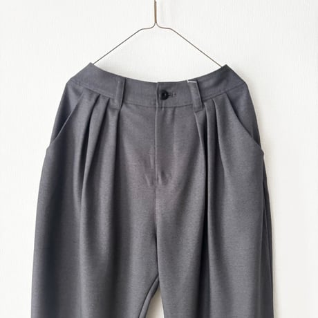 HAU  pants "oval" wool serge