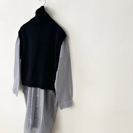 homspun  ネップヤーン タートルベスト