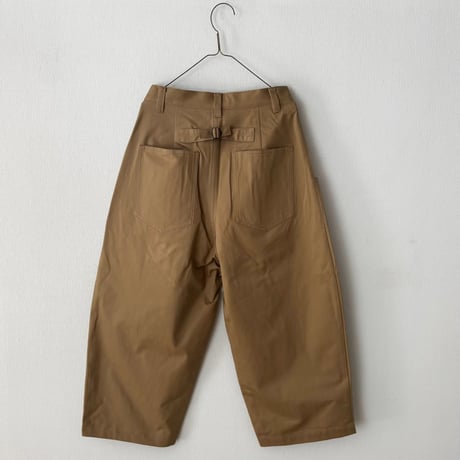 atelier naruse   vintage chino wide tuck pants・beige