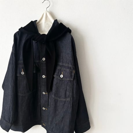 HAU  knit hood muffler