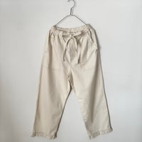 buoybuoy　8オンスDENIM  HEM FRILL PANTS・KINARI