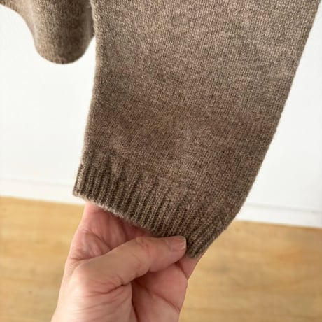 Hands of creation  スーパーファインメリノ 8Gホールガーメント 2way カーディガン