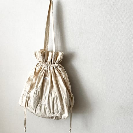オールドマンズテーラー SMOCKING JACQUARD STRING TOTE  BAG