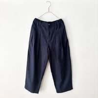 UNIVERSAL TISSU  コットンネル サイドタックパンツ