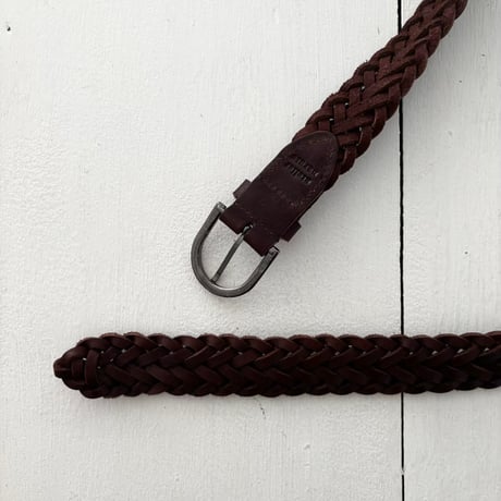 atelier naruse  leather mesh belt