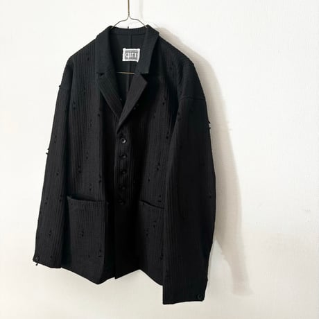 qiri   sashiko  jacquard  jacket