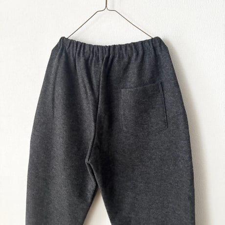 NATURAL LAUNDRY ウールリング ワイドテーパードパンツ