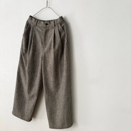 yuni コットンアクリルウール 2tack pants