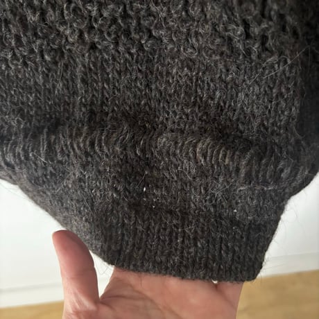Hands of creation  アルパカウール ペルーHAND KNIT 2wayベスト