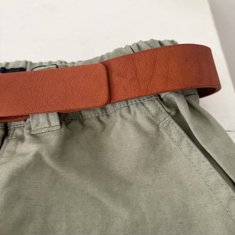 homspun レザーベルト・ブラウン