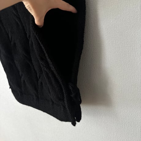 HAU hand knit demi-vest "nepal"