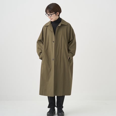 somewearclothing 馬布 半裏つき ラグランオーバーコート