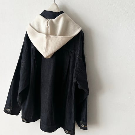 HAU  knit hood muffler