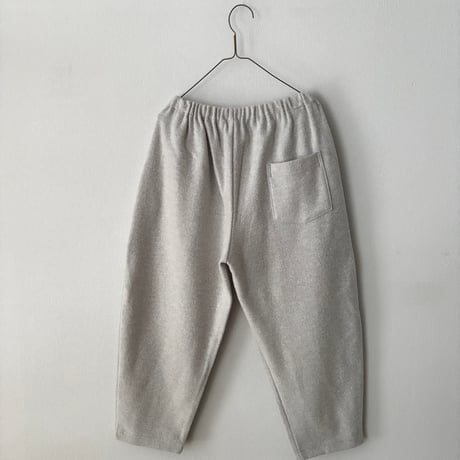 NATURAL LAUNDRY ウールリング ワイドテーパードパンツ