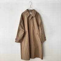 OUVERT  ポリエステルナイロン 割繊ウェザーヴィンテージタンブラー撥水加工 バルマカーンレイニーコート