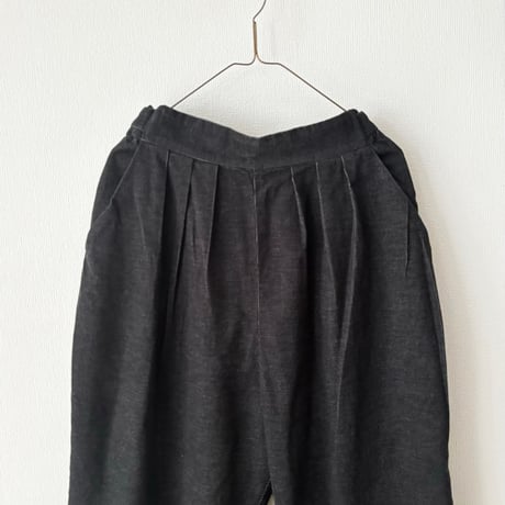 somewearclothing TOP糸ソフトシャツコール タックパンツ