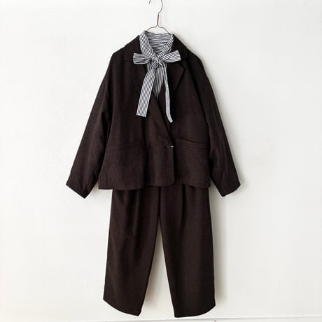yuni コットンアクリルウール 2tack pants