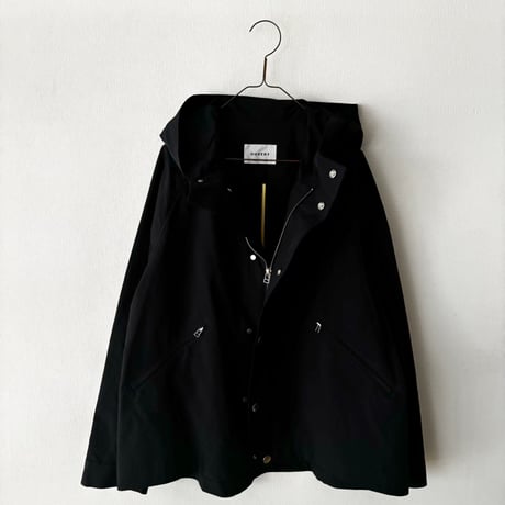OUVERT ポリエステルナイロン 割繊ウェザーヴィンテージタンブラー撥水加工フーディージャケット