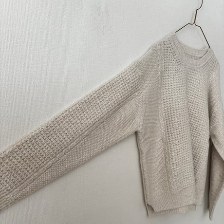 Hands of creation  COTTON WOOL 5G クルーネックプルオーバー