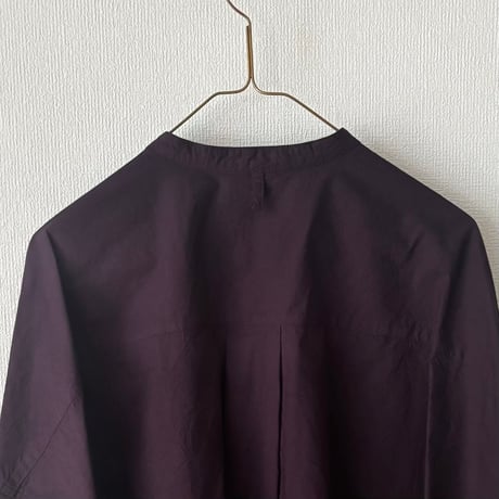 yuni コットンキャッチワッシャーワイドブラウス
