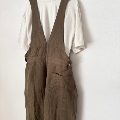 somewearclothing ヴィンテージリネン サロペット