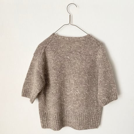 homspun ナチュラルネップ 半袖プルオーバー