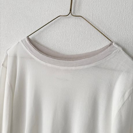 Hands of creation KONAYUKI テレコ クルーネック ロングスリーブ