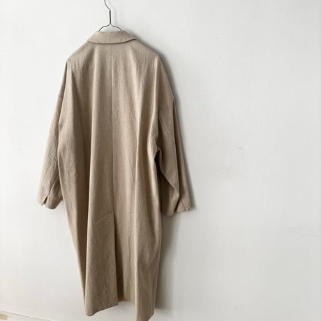 atelier naruse コットンリネンギャバ テーラードコート